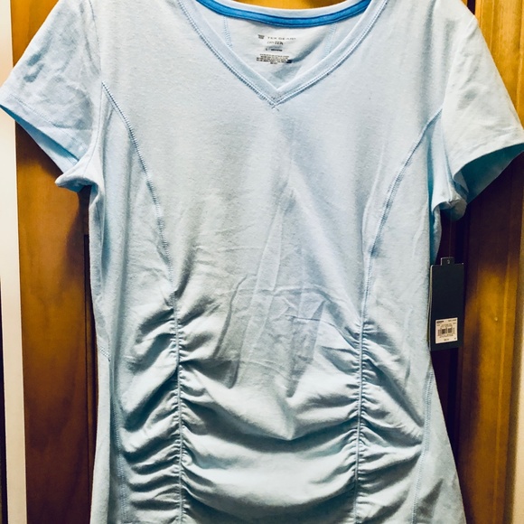 DRYTEK Womens Performance Tee Size Large Aqua, V-Neck, New with Tag - Picture 8 of 8